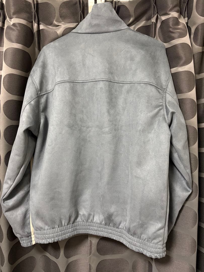 海外限定⭐︎adidas originals スエード トラックジャケット グレー