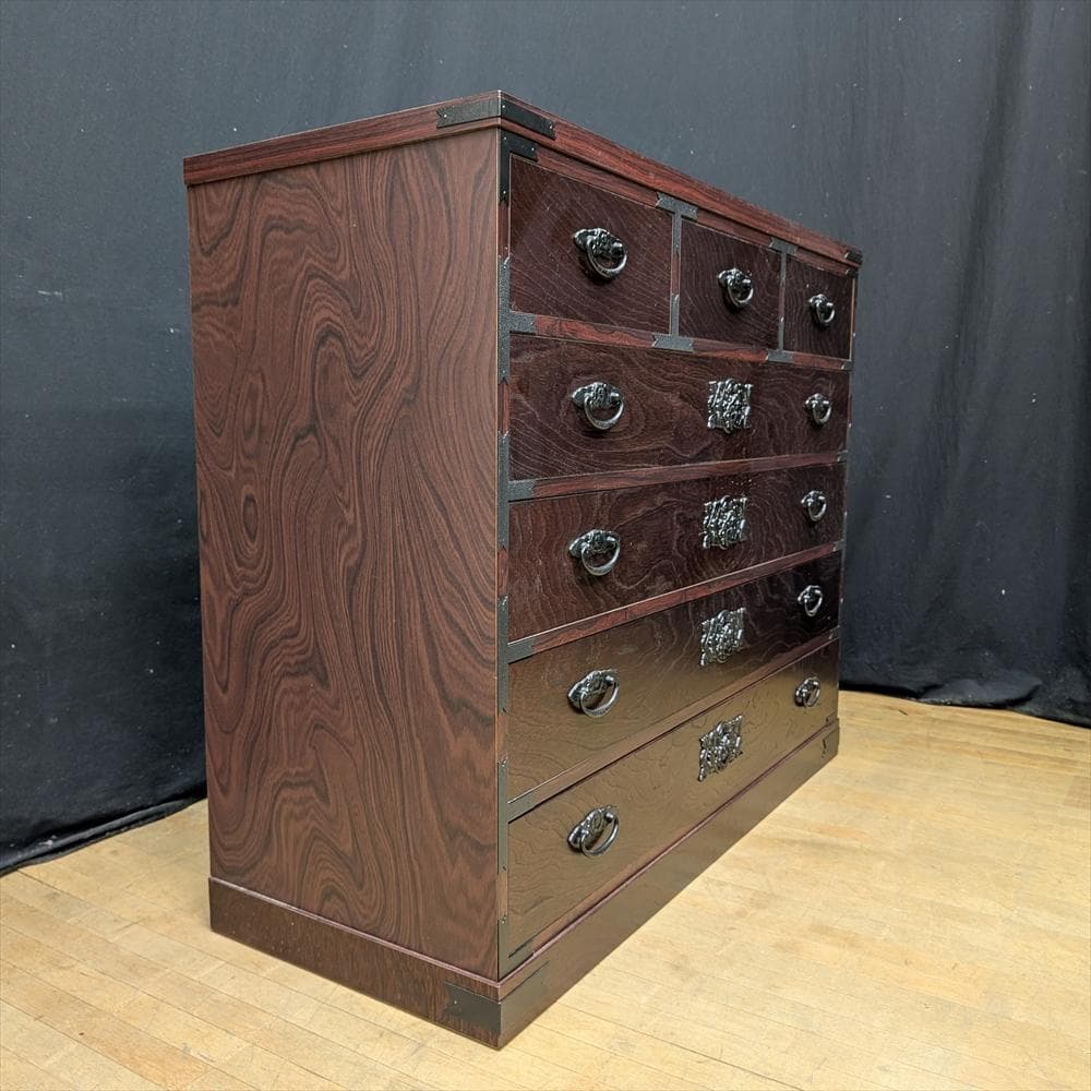 美品　ノダ工芸　民芸箪笥　整理箪笥　タンス　箪笥　たんす　チェスト　引出し　金具