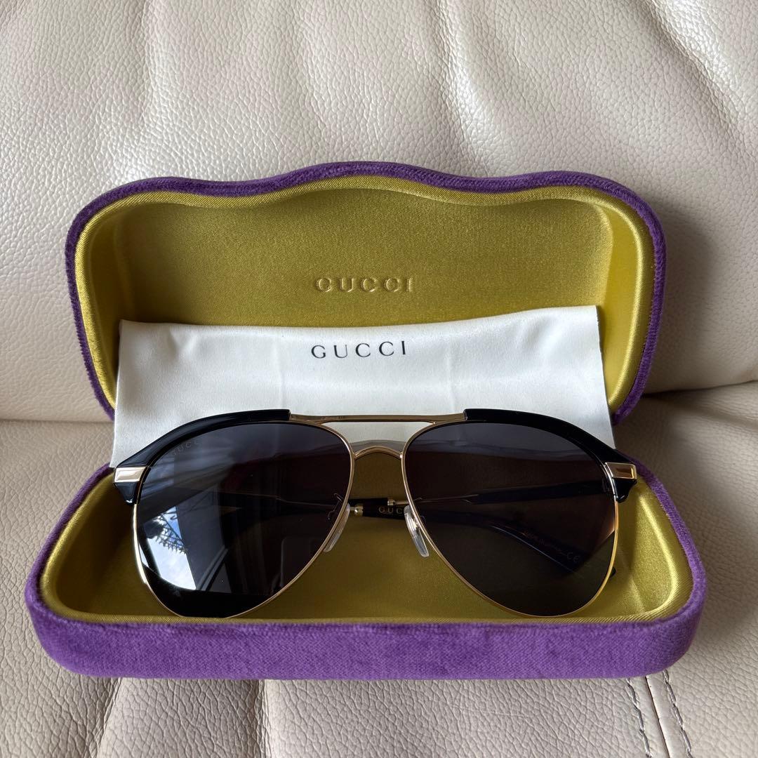 ◇美品◇新品未使用　GUCCI グッチ　アビエーターサングラス