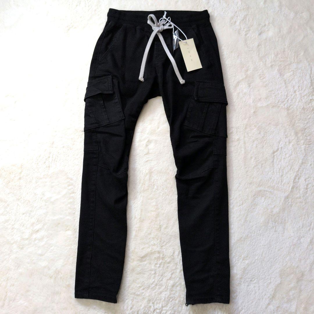 【未使用】mnml Cargo Drawcord Pants 完売品 XS 黒