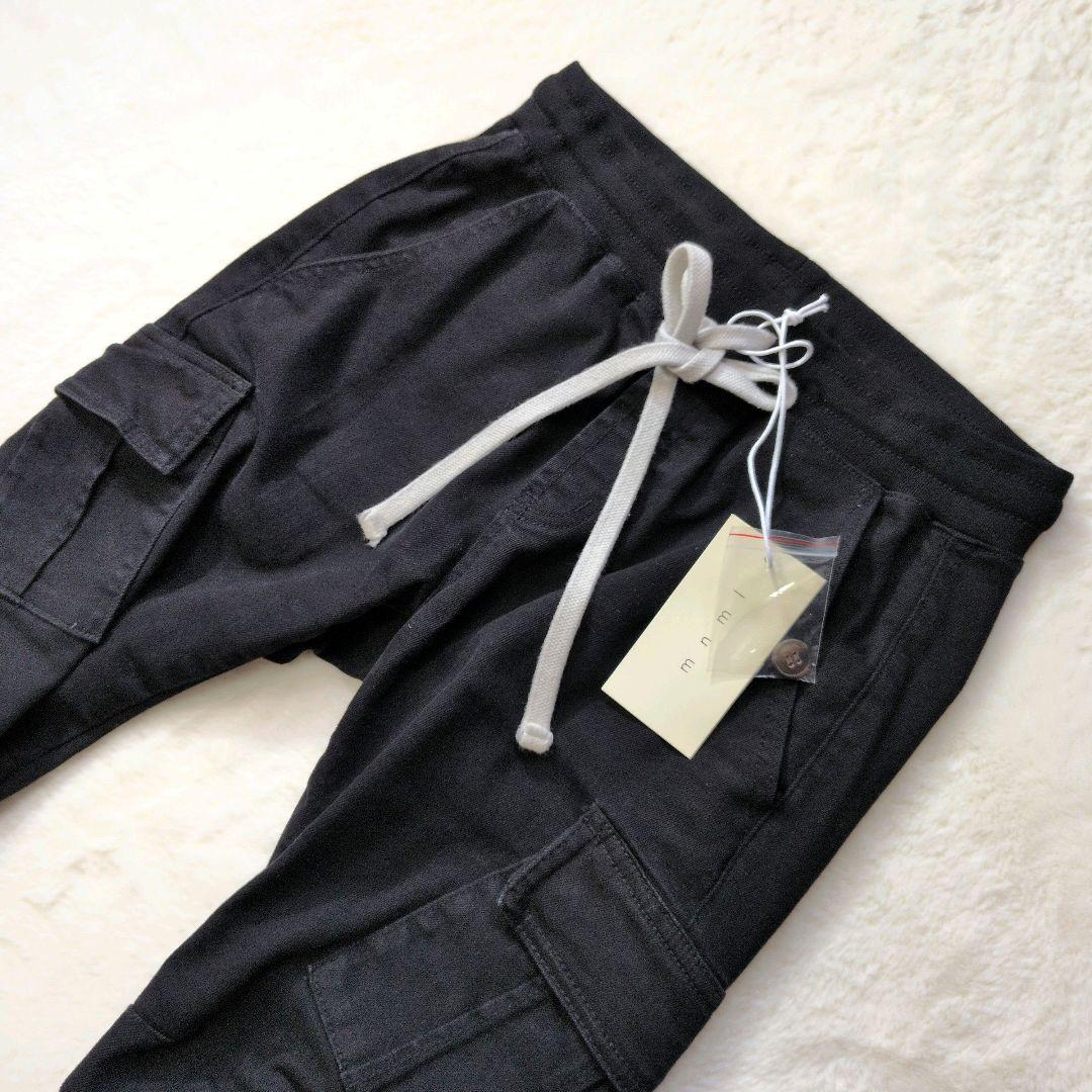 【未使用】mnml Cargo Drawcord Pants 完売品 XS 黒