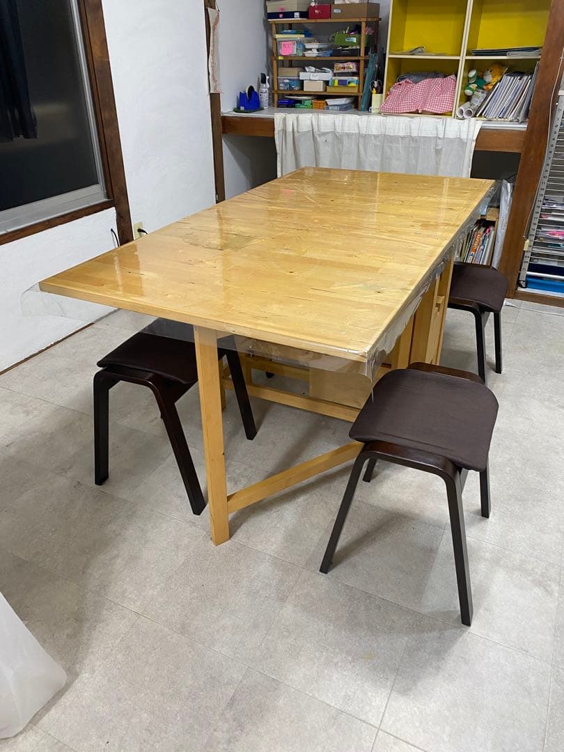 【ミミ】 IKEA NORDEN ノールデンテーブル 152x80 cm