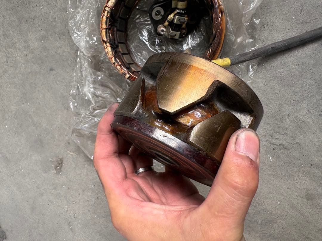 国内物（RC04）CB750F 実動ダイナモ ジェネレーターコイル ステーター