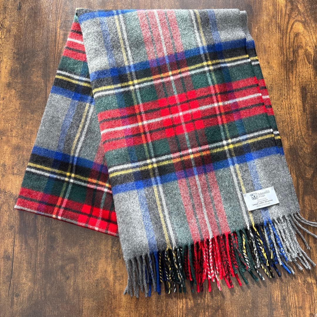 Johnstons of Elginグリーンレーベルリラクシング大判ストール