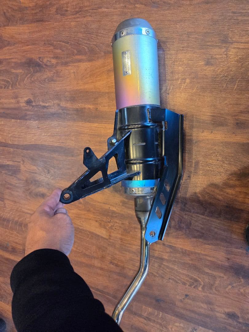 リード125　JK12 MORIWAKI ステンレス マフラー グラデーション