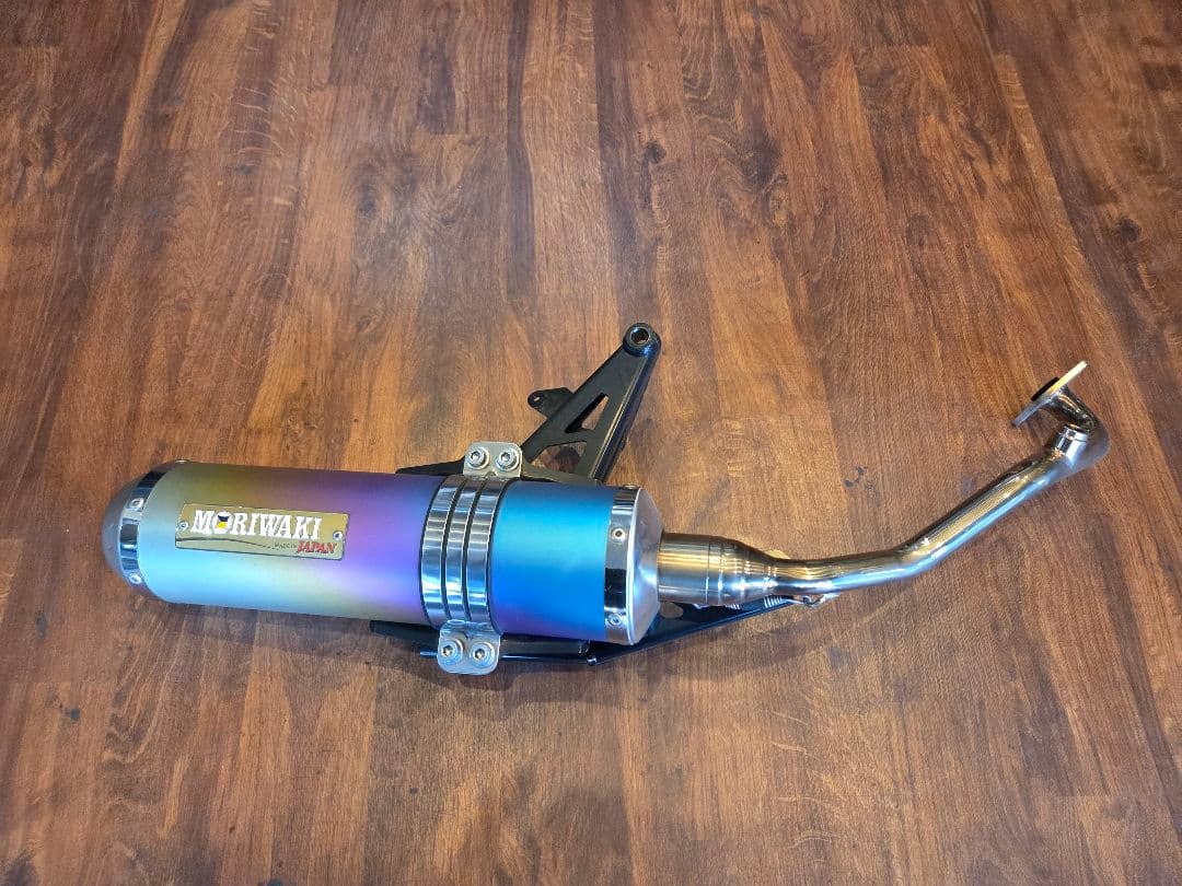 リード125　JK12 MORIWAKI ステンレス マフラー グラデーション