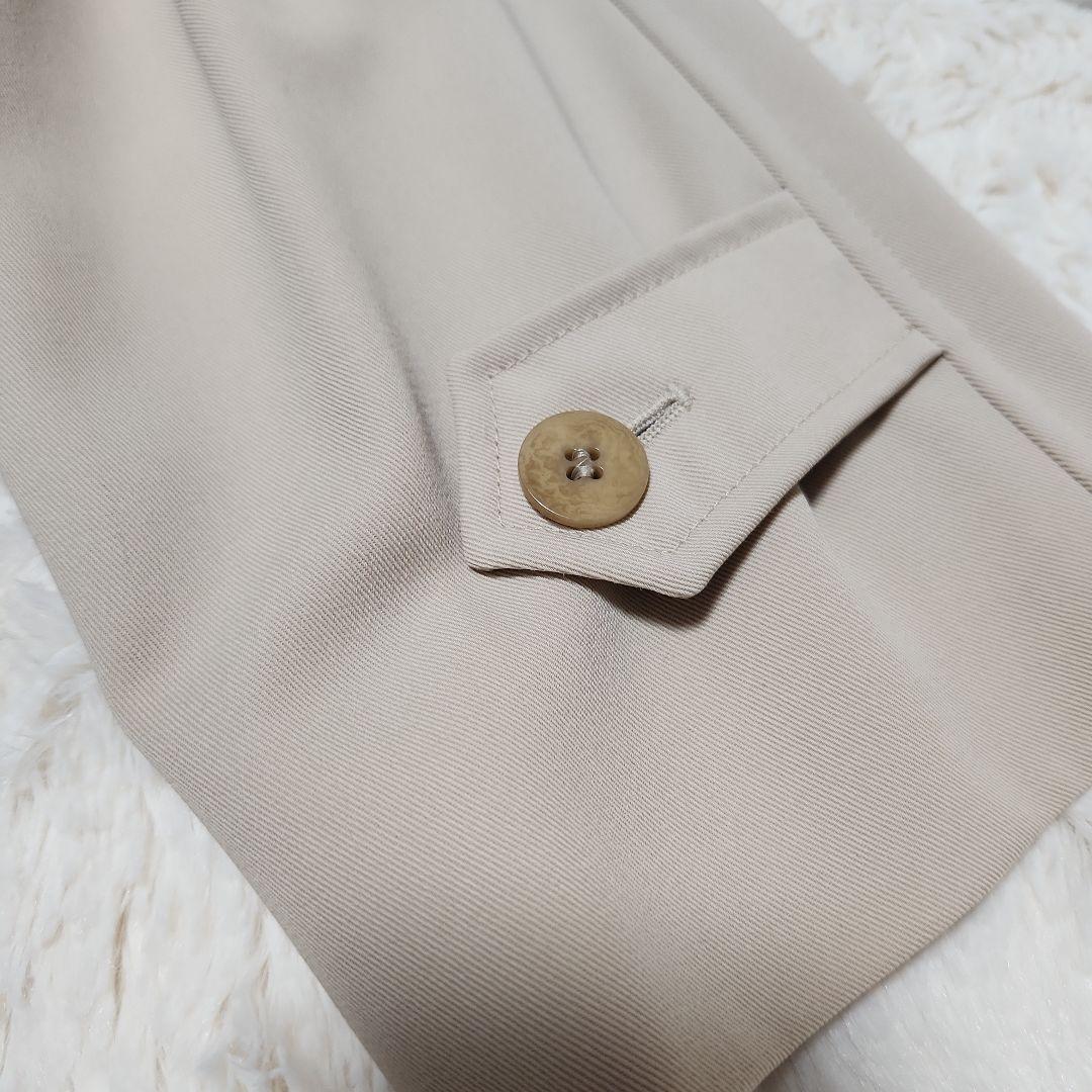 【新品】マックスマーラ白タグバージンウールコートベージュ 40サイズ