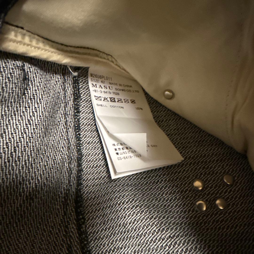 MASU GA**XY PIQUE WORK TROUSER 42 ギャラクシー