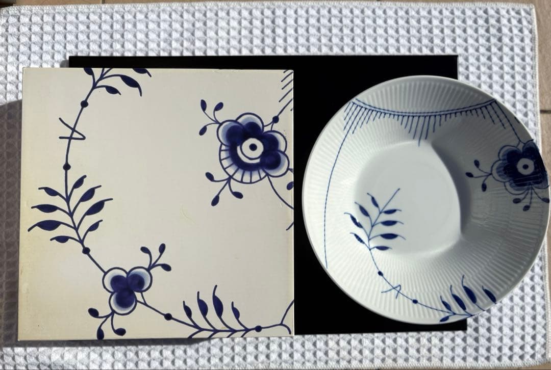 ロイヤル コペンハーゲン ブルーフルーテッド メガ ディーププレート24cm