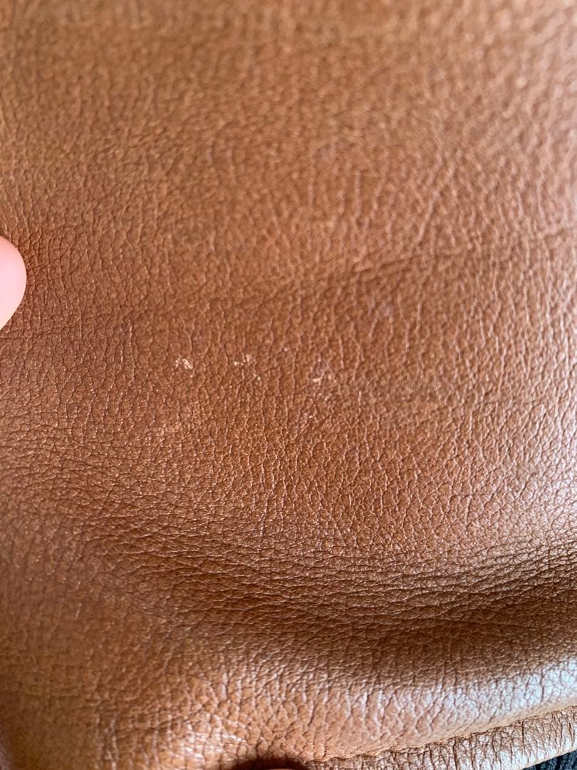 COACH スタジアムジャンパー XS 黒/茶　レザー