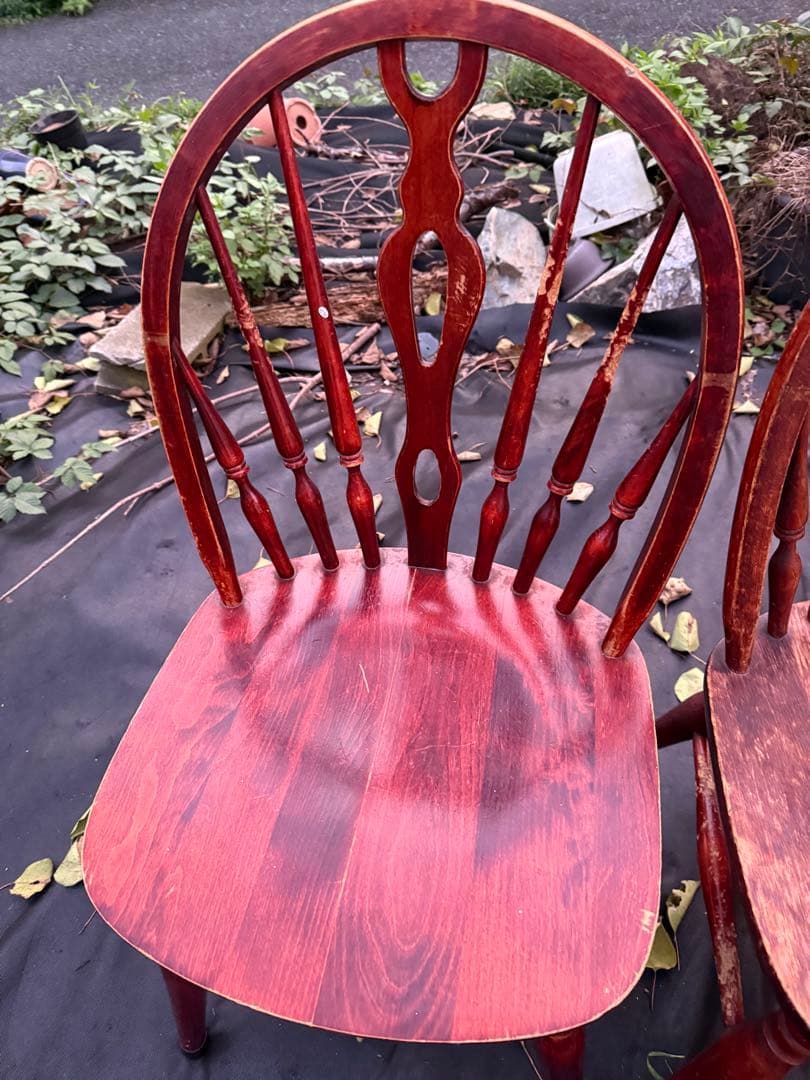 太平家具 ウィンザーチェア 2脚セット 補修補強済 高級 昭和レトロ