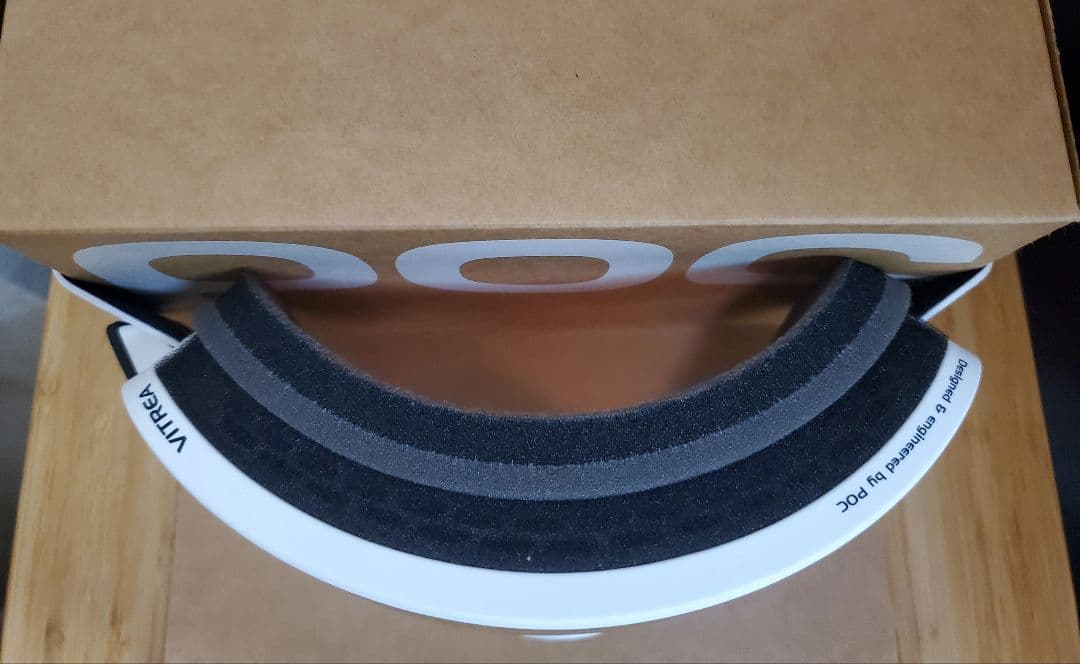 ポック Vitrea ワイドフィット スキーゴーグル ハイドロジェンホワイトBL