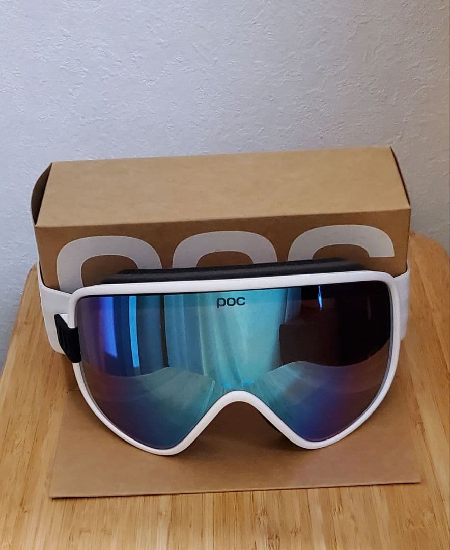 ポック Vitrea ワイドフィット スキーゴーグル ハイドロジェンホワイトBL