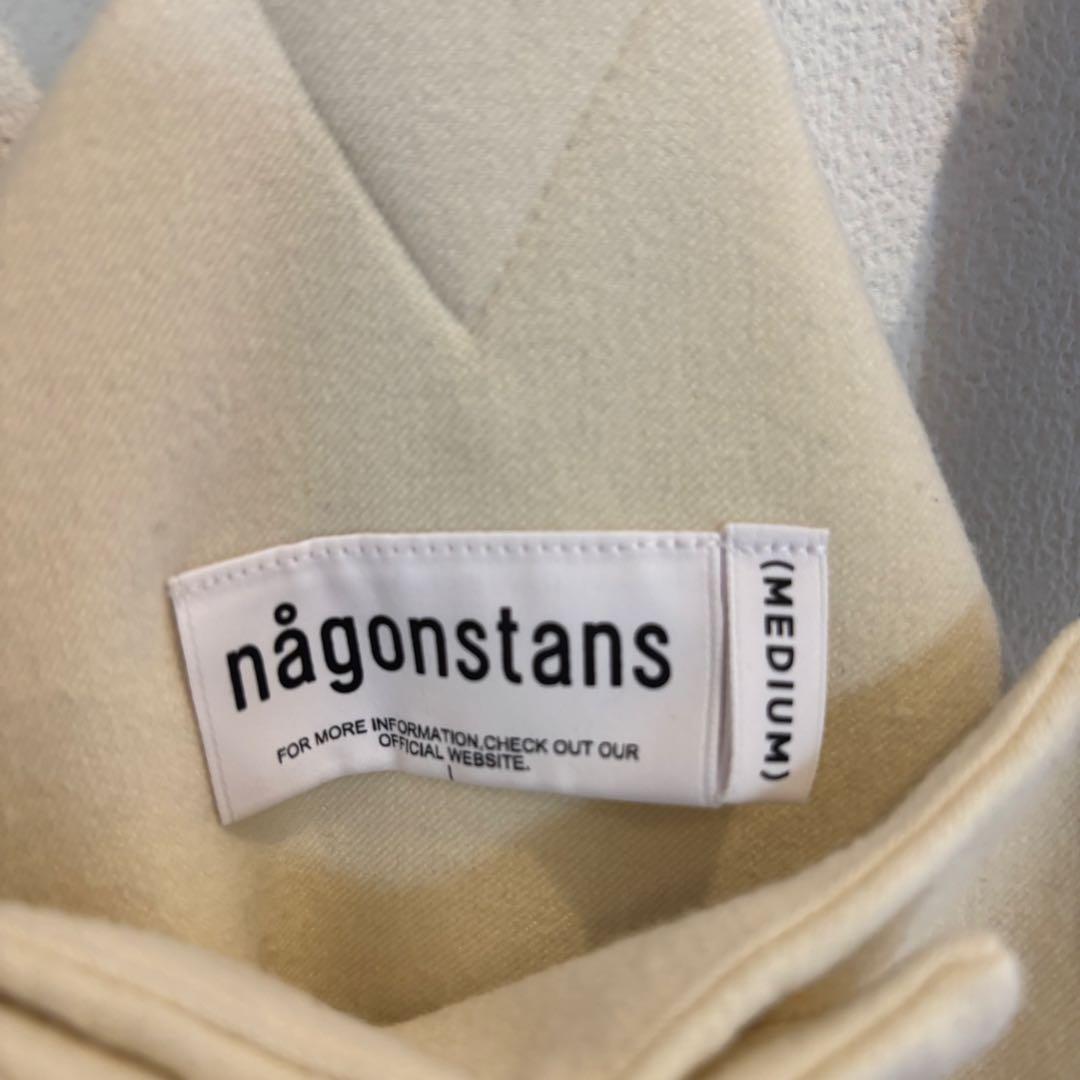 nagonstans アイボリー ジャンパースカートウォームクロス