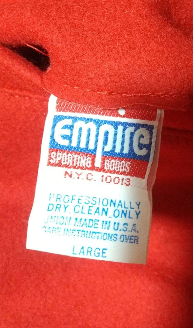 90s デッドストック made in USA empireスタジャンNY印 L