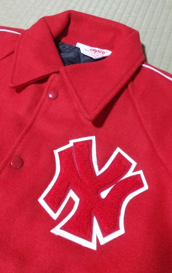 90s デッドストック made in USA empireスタジャンNY印 L