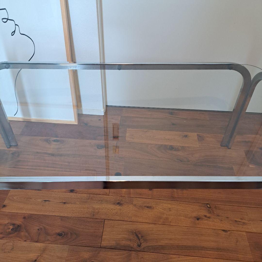 最終値下げ中！　ミッドセンチュリー　レトロ　80‘s ガラス　テーブル　韓国