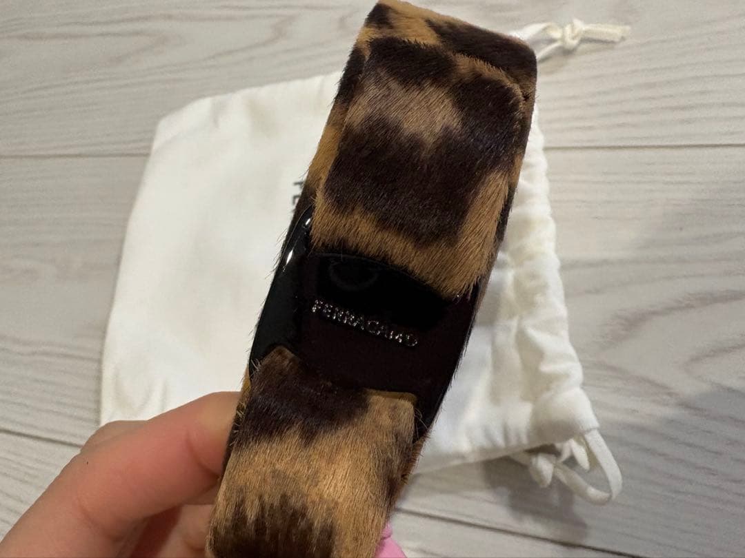 FERRAGAMO カチューシャ 新品　レオパード　ヒョウ柄