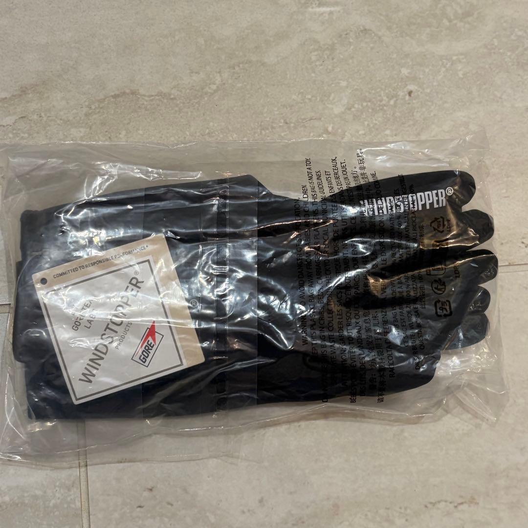 SサイズSupreme Windstopper Zip Gloves ブラック