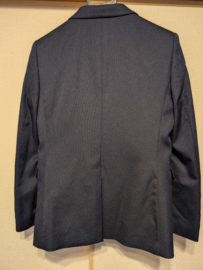 【美品】BEAMS DESIGH ネイビー ブレザー スーツ ネクタイ付