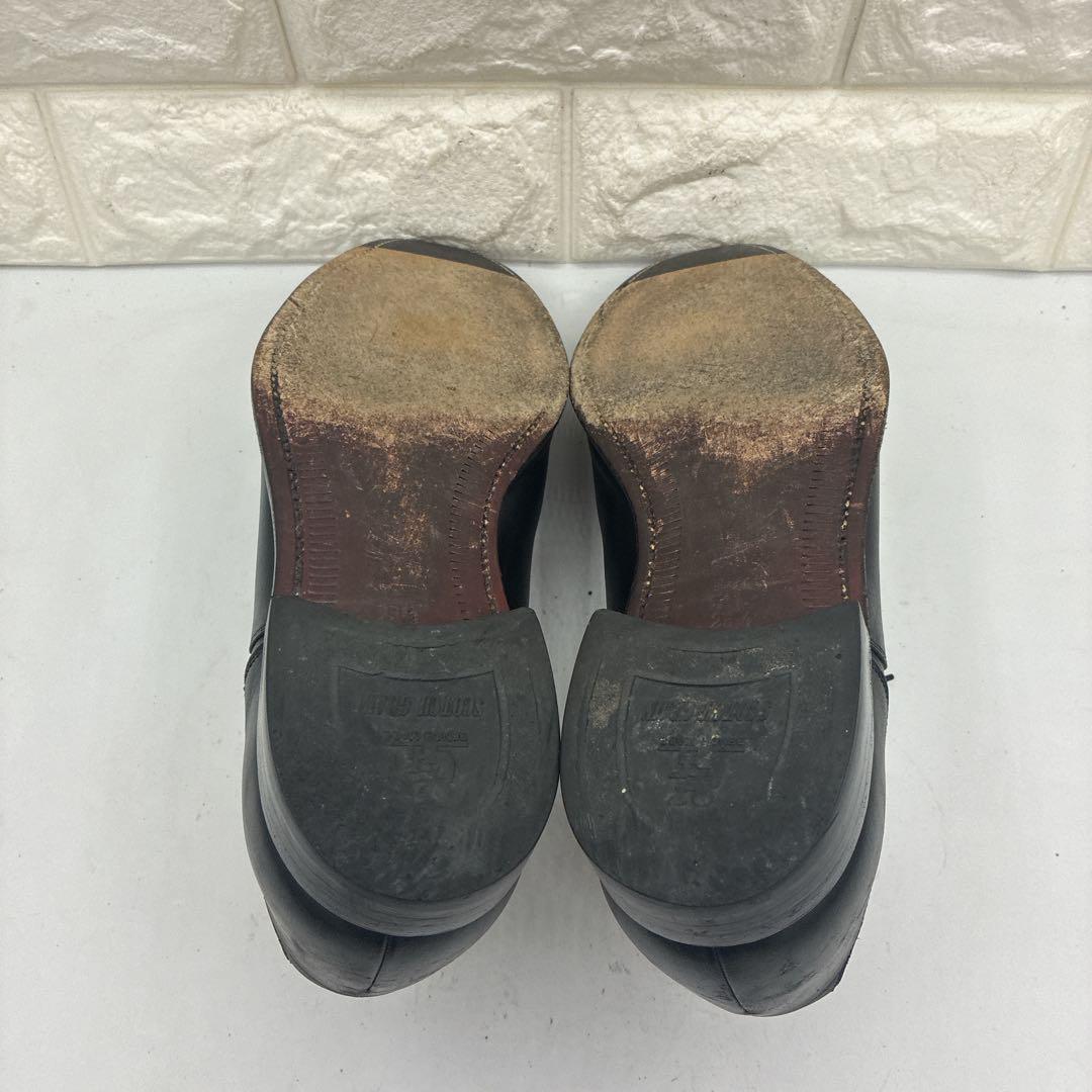 【良品】スコッチグレイン ストレートチップ 25.5 0286 ビジネス 黒