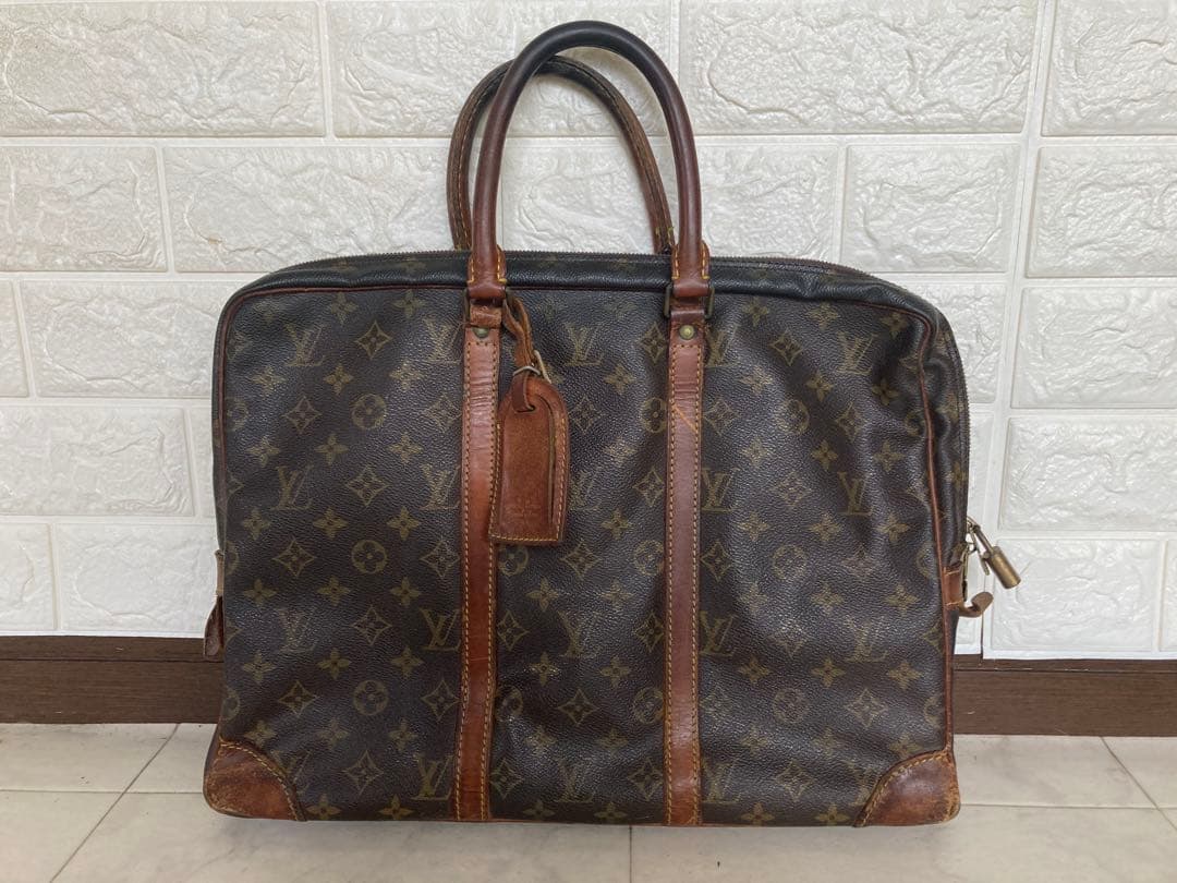 ⭐︎廃盤 希少⭐︎ 南京錠あり ヴィンテージ 書類カバン LOUIS VUITTON
