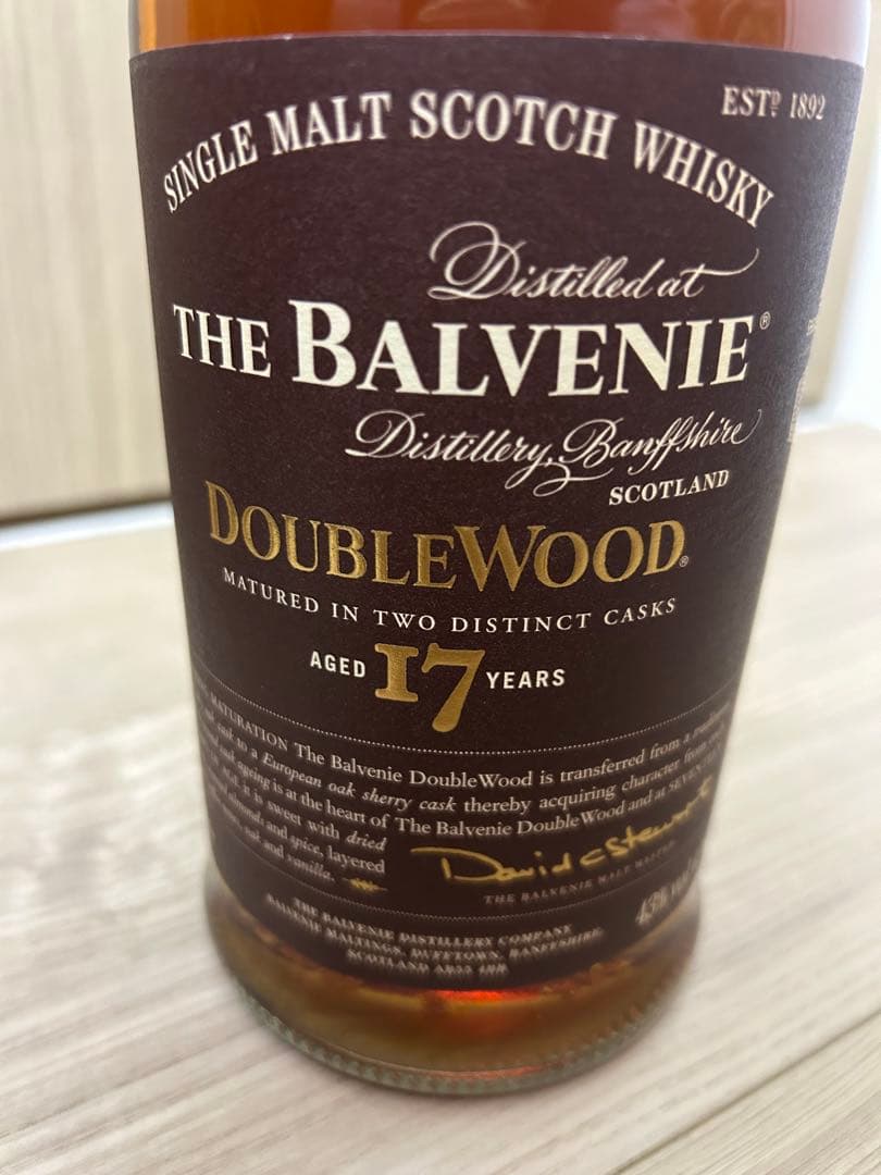 値下げ)THE BALVENIE DOUBLEWOOD 17年