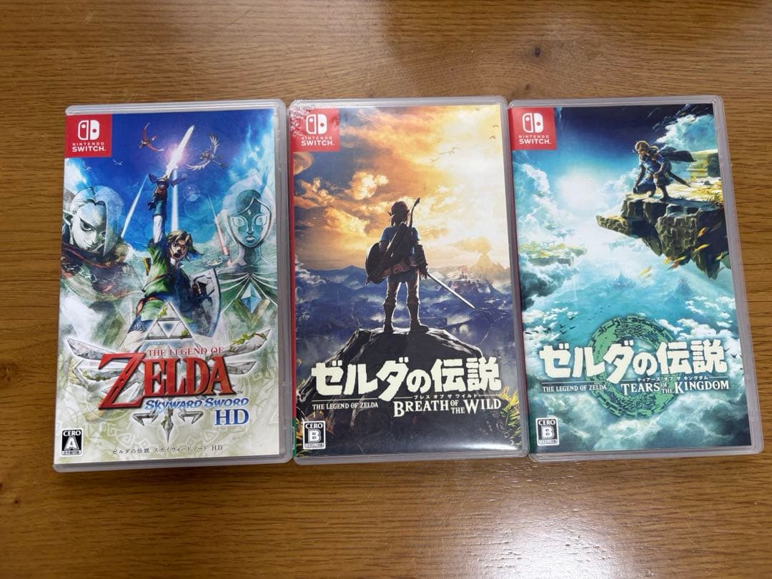ゼルダの伝説 ブレス オブ ザ ワイルド ティアーズ オブ ザ キングダム他