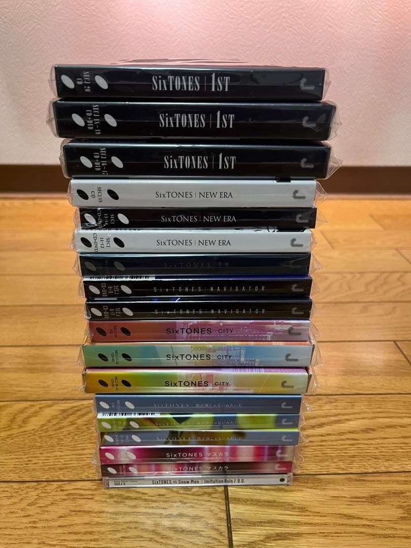 SixTONES CD18枚セット（特典クリアファイル付き）