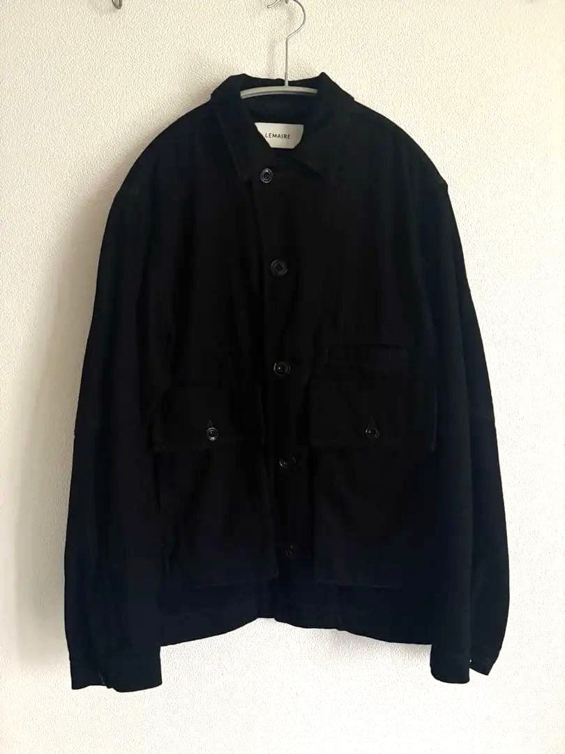 【LEMAIRE】BOXY JACKET BLACK DENIM