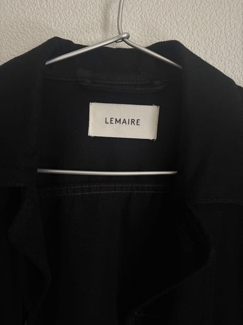 【LEMAIRE】BOXY JACKET BLACK DENIM
