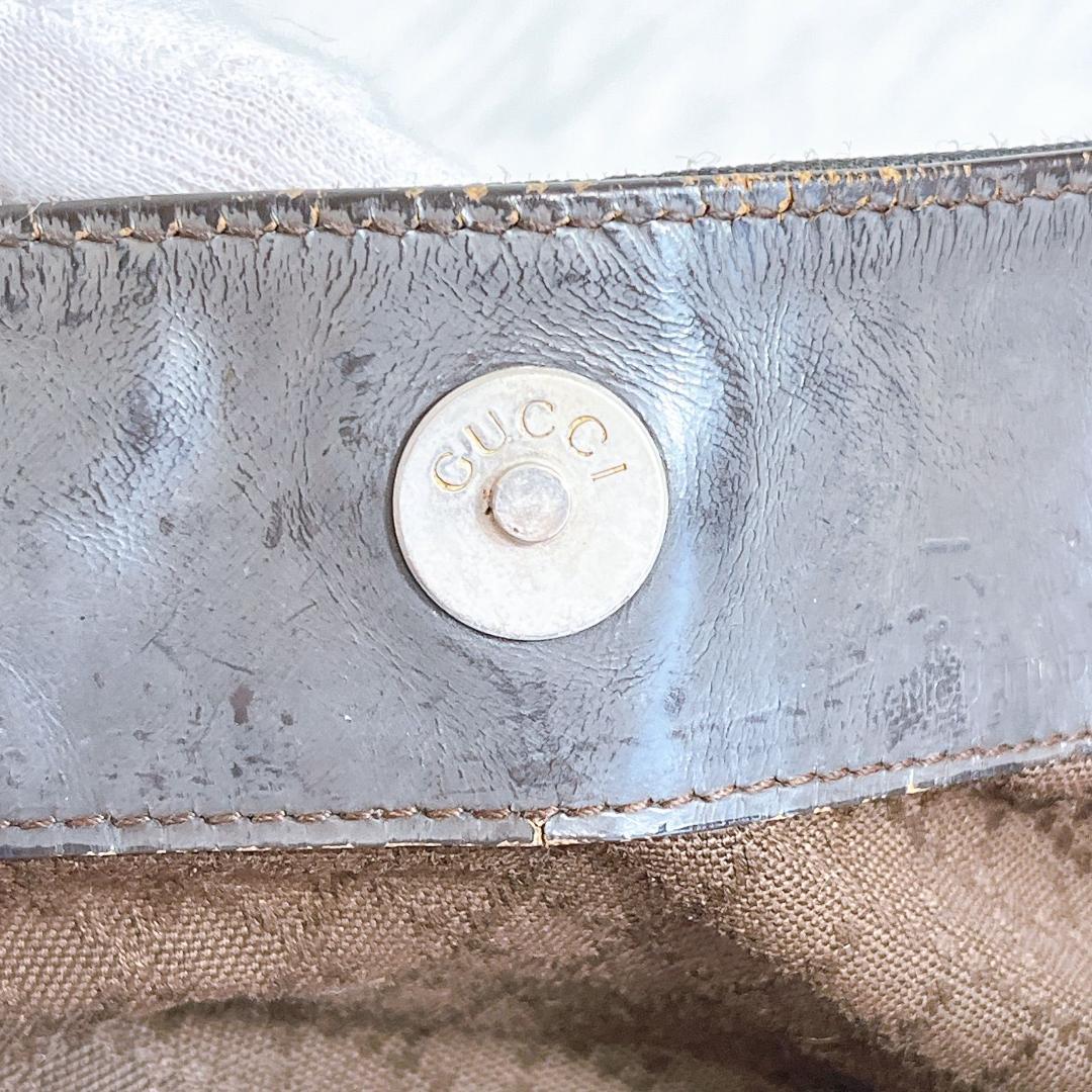 グッチ 　オールドグッチ　ハンドバッグ バンブー ショルダー ブラウン 2way