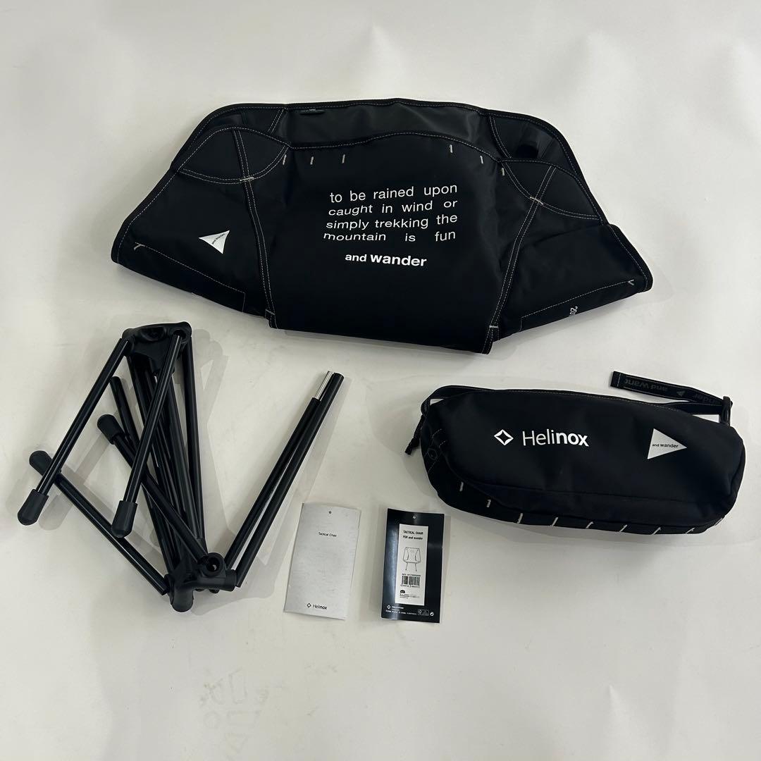 Helinox ×and wander folding chair one 新品