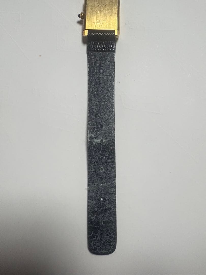 Cartier 手巻き時計 金メッキ　マストタンク 値下げ交渉可能