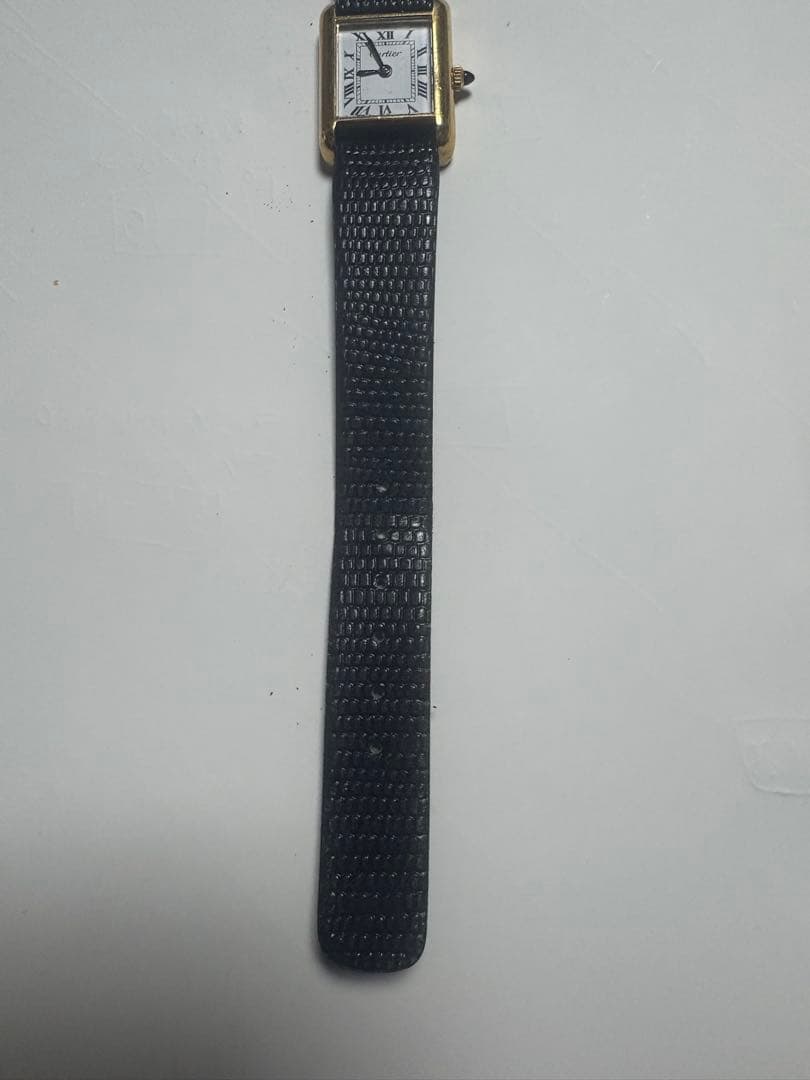 Cartier 手巻き時計 金メッキ　マストタンク 値下げ交渉可能