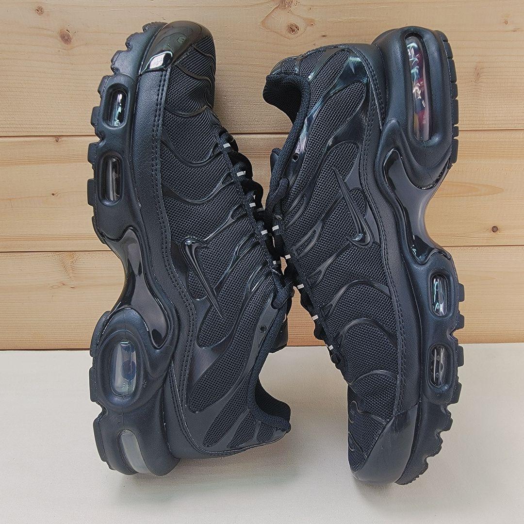 ナイキ エア マックス プラス ウィメンズ　トリプルブラック 25cm