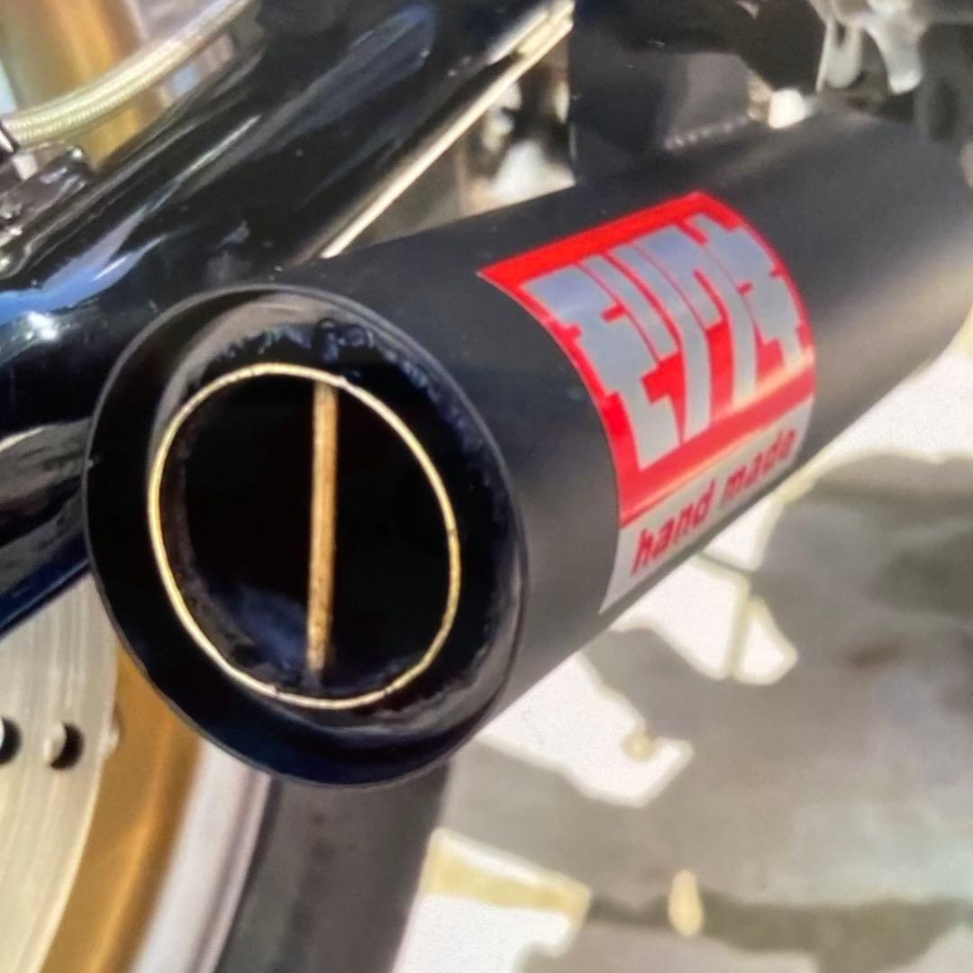 モリワキ70π真鍮バッフル　ワンオフ真鍮サイレンサー