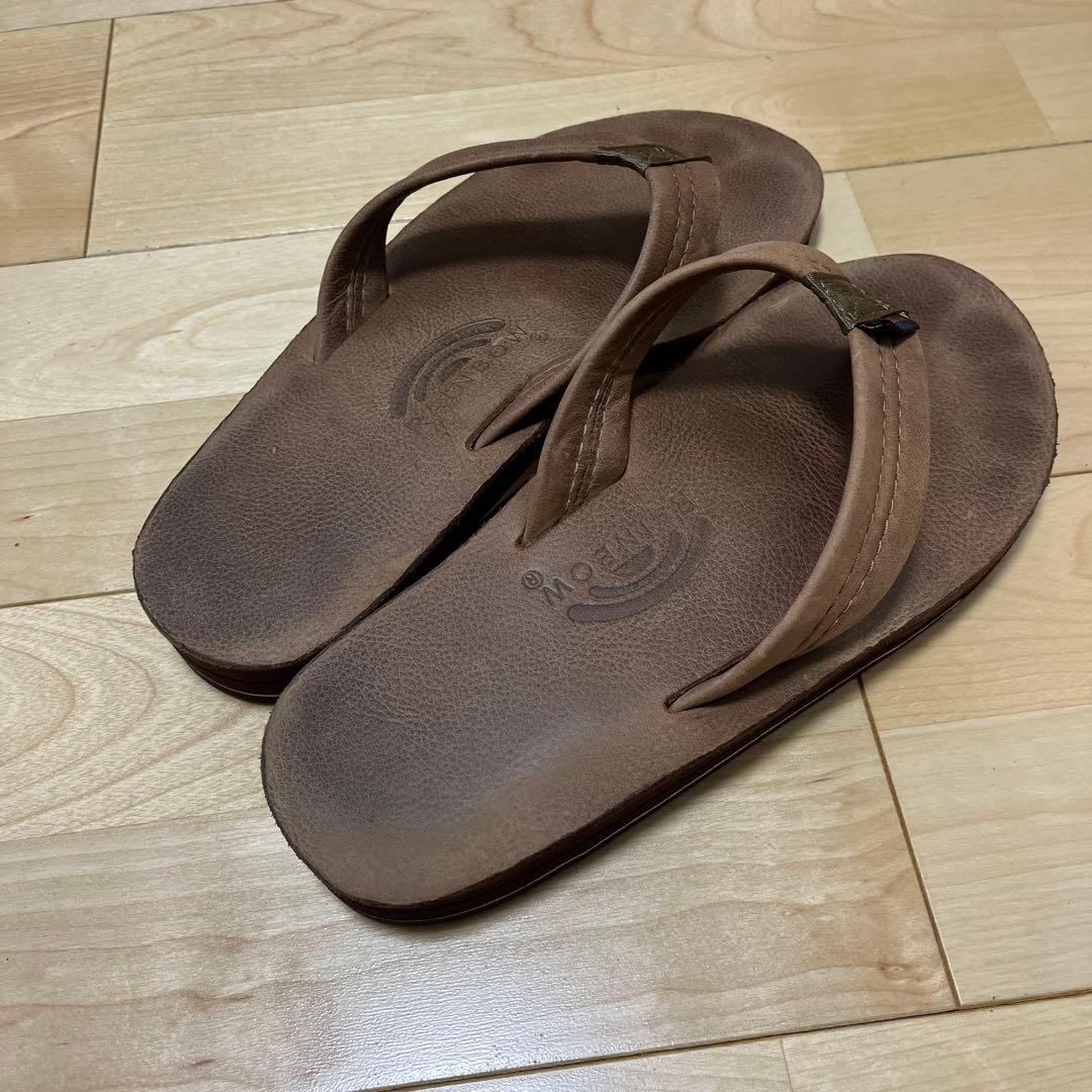 レインボーサンダル　ラグジュアリーレザー　ダブルレイヤー