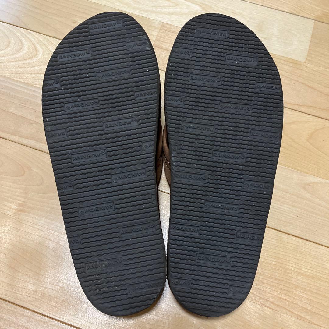 レインボーサンダル　ラグジュアリーレザー　ダブルレイヤー