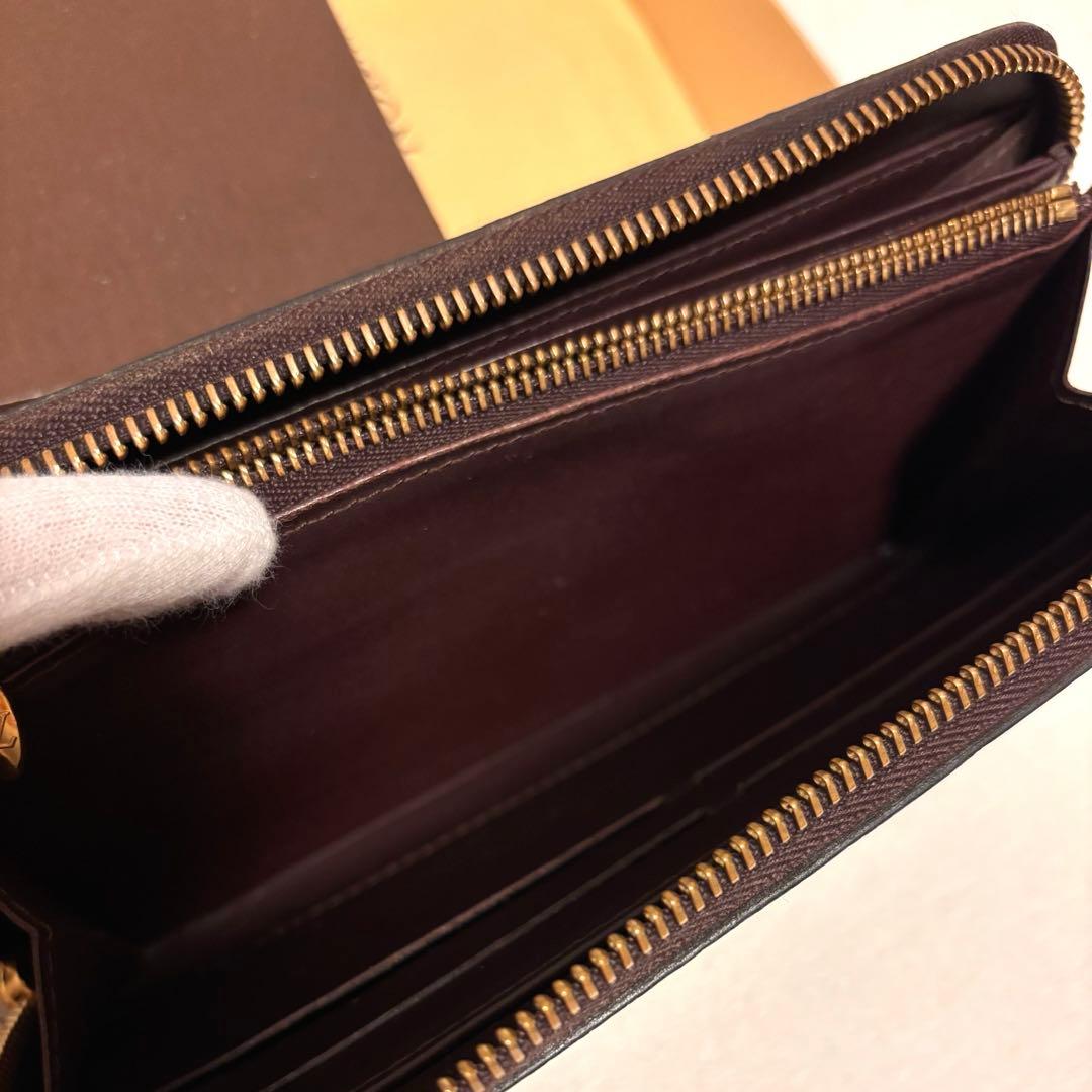 Louis Vuitton ヴェルニ長財布 パープル