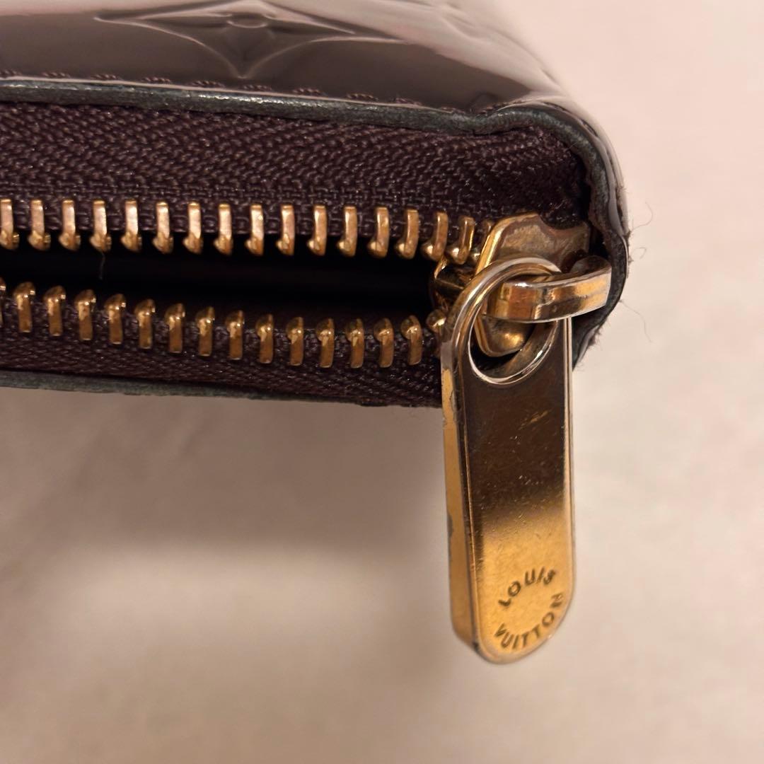 Louis Vuitton ヴェルニ長財布 パープル
