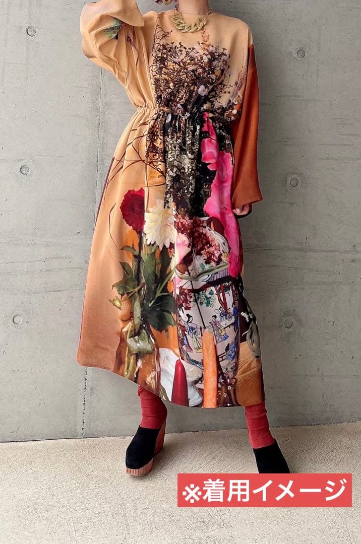 ※売約済み　ANNTIAN シルク100%ワンピース