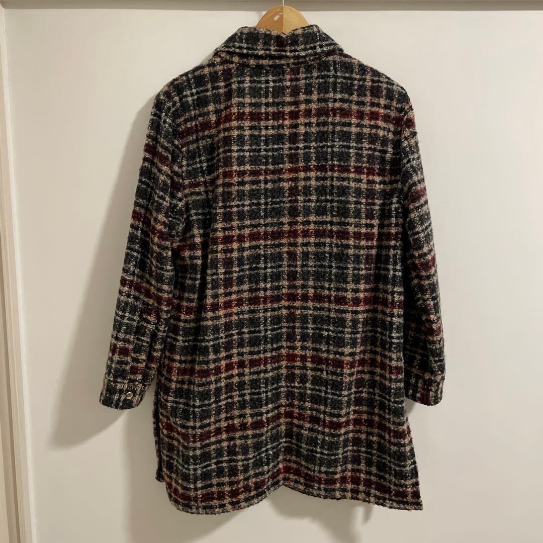 【M】コート　YZERR T-PABLOW着用　lastnest チェックコート