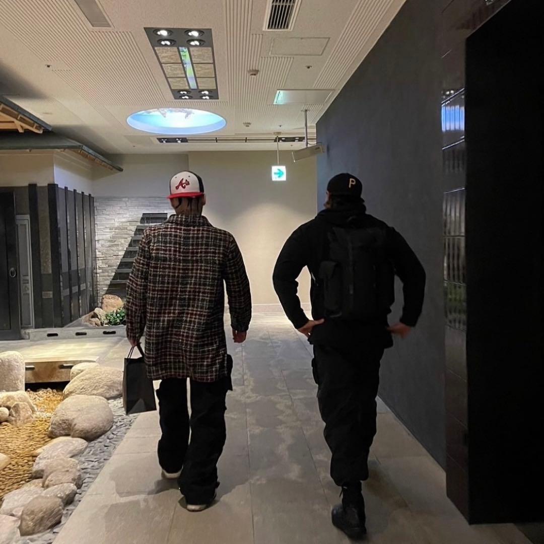 【M】コート　YZERR T-PABLOW着用　lastnest チェックコート