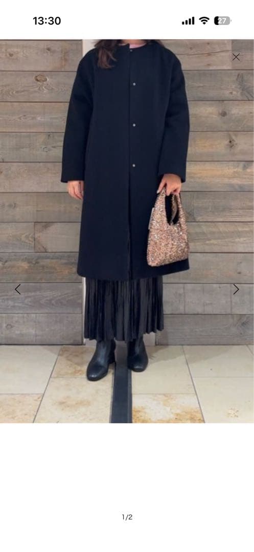 最終値下げ　新品　今季ユナイテッドアローズ ロングコート M