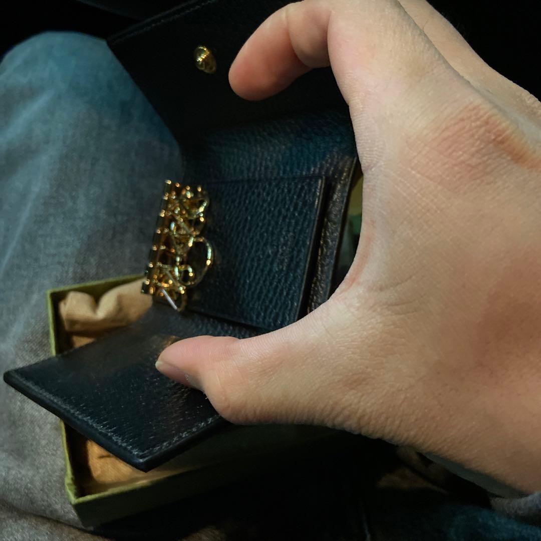 GUCCI ブラックレザーキーケース
