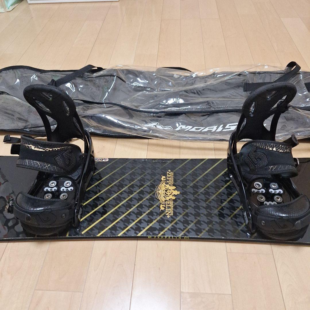 【156cm】K2スノーボード&BURTONビンディングセット　ケース付き