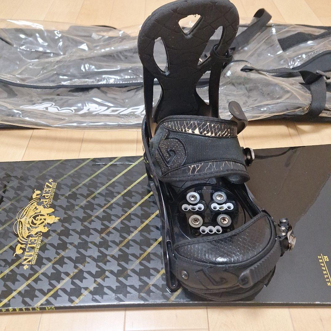 【156cm】K2スノーボード&BURTONビンディングセット　ケース付き
