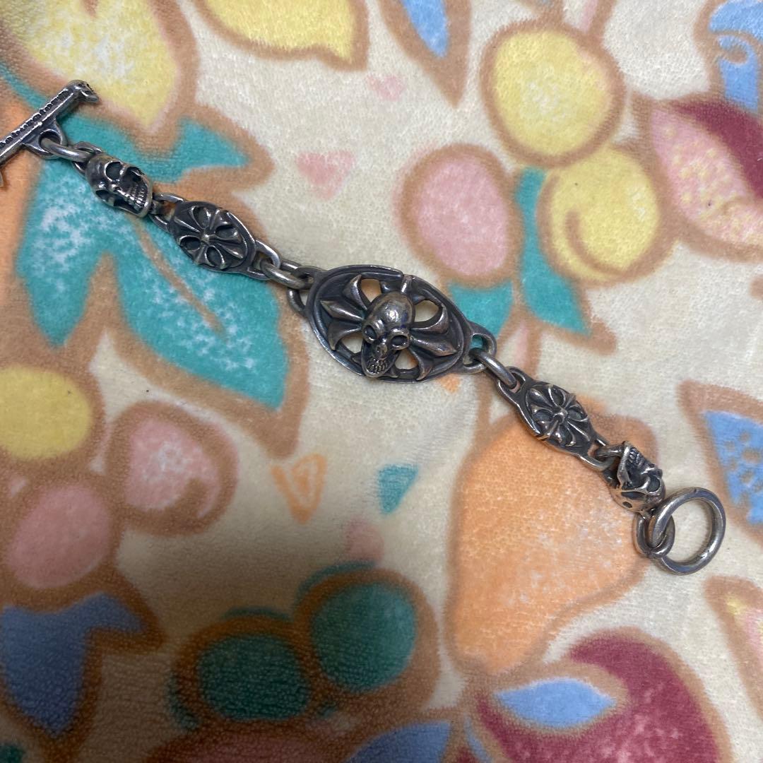 2 スカル ドクロ ブレスレット