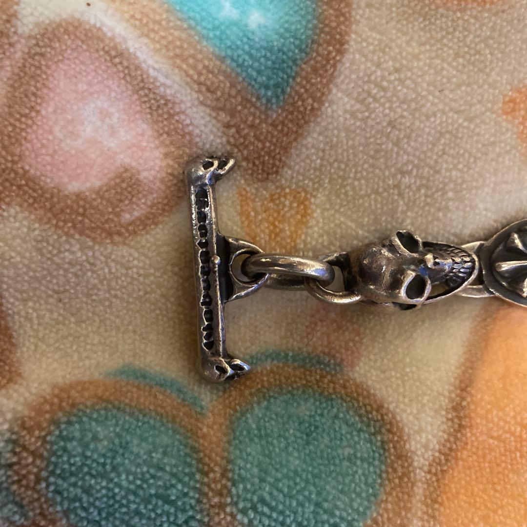 2 スカル ドクロ ブレスレット